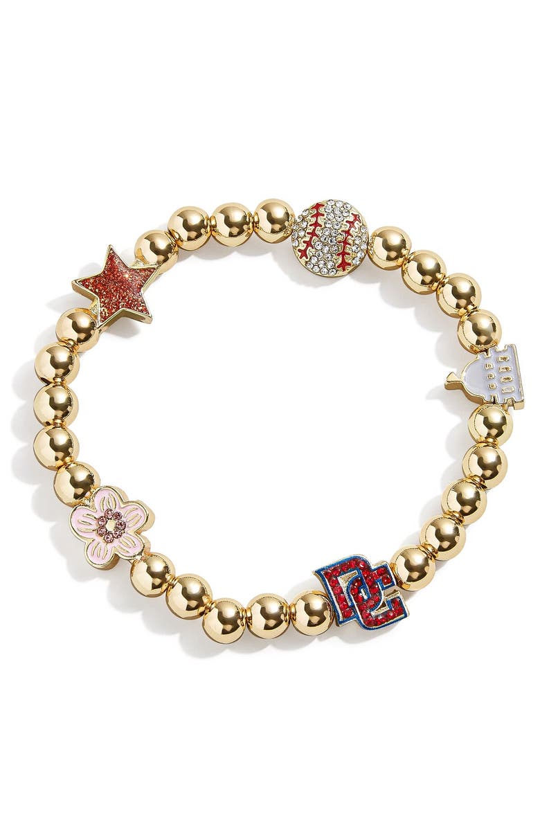 BaubleBar Washington Nationals Localized Pisa Bracelet, Main, color, 