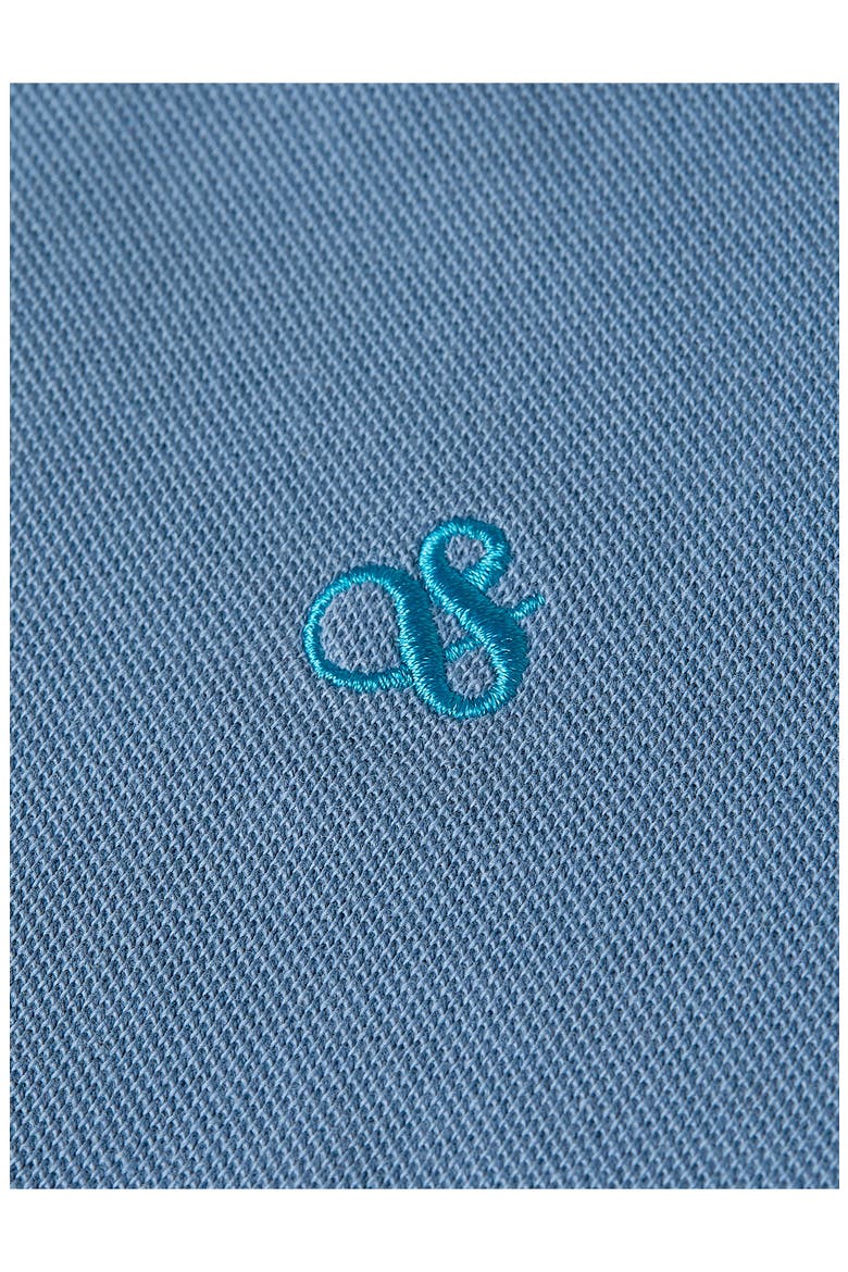 Kids' Logo Embroidered Piqué Polo, Alternate, color, CAPTAIN BLUE