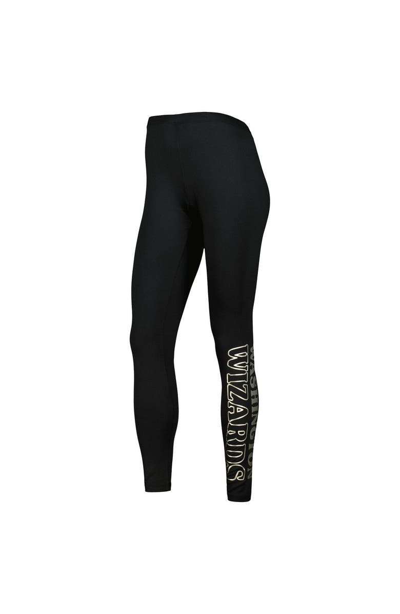 G-III 4HER BY CARL BANKS Women's G-III 4Her by Carl Banks Black Washington Wizards Stadium Leggings, Alternate, color, Black