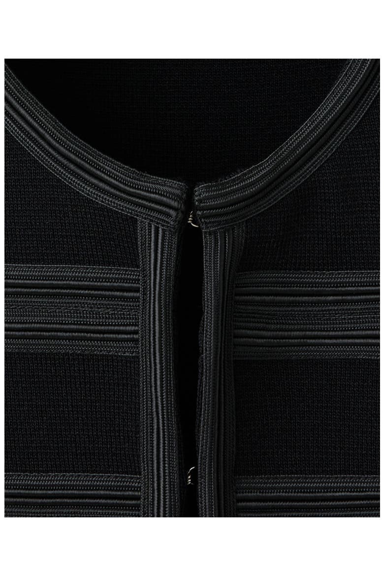 Button Knit Vest, Alternate, color, BLACK