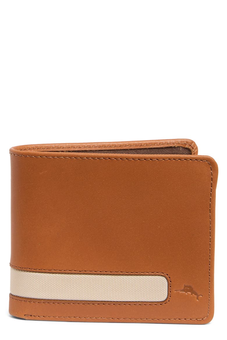 Lola Leather Passcase Wallet, Main, color, TAN/ KHAKI