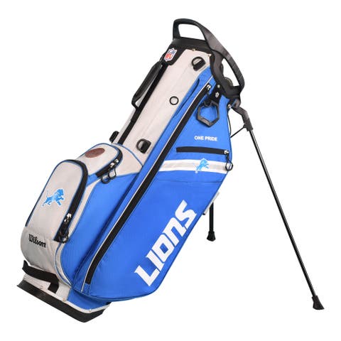 NFL Detroit Lions Golf Stand Bag - Blue/Silver