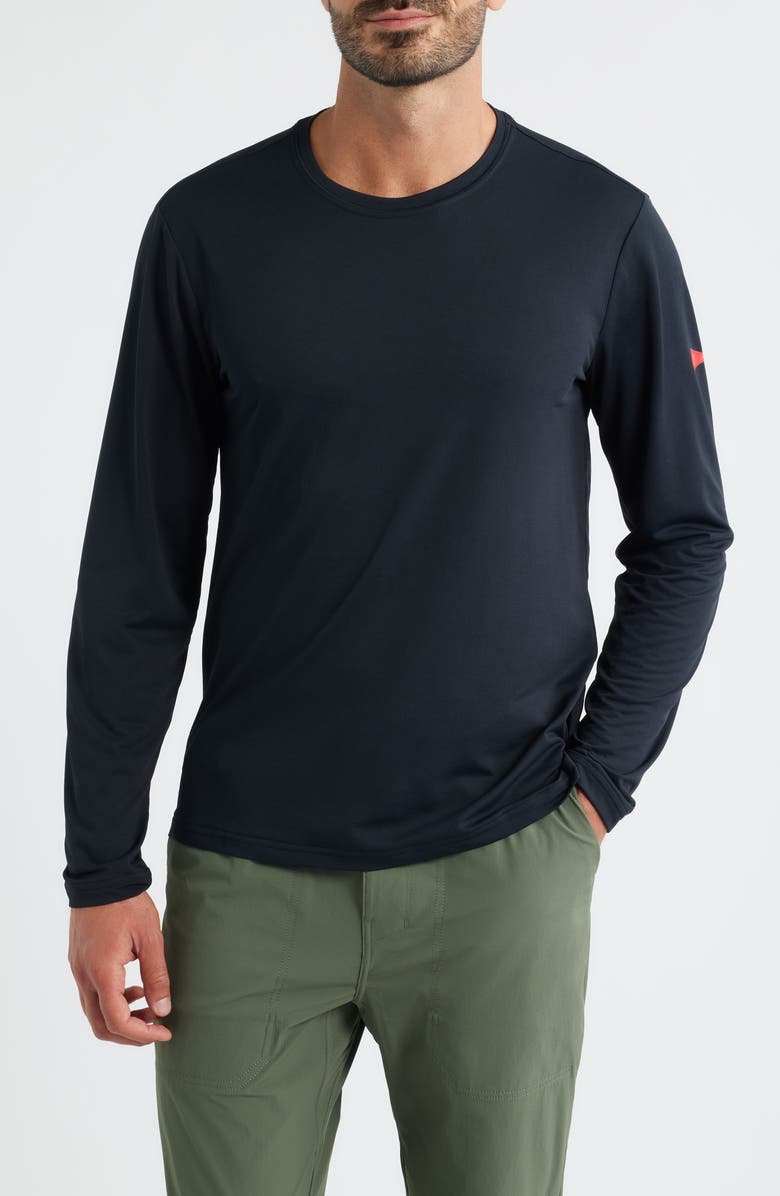 Florence Airtex Performance Long Sleeve T-Shirt, Main, color, Black