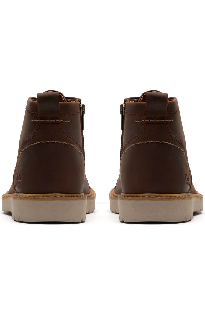 Clarks<sup>®</sup> Weltridge Side Zip Boot, Alternate, color, Tan Leather