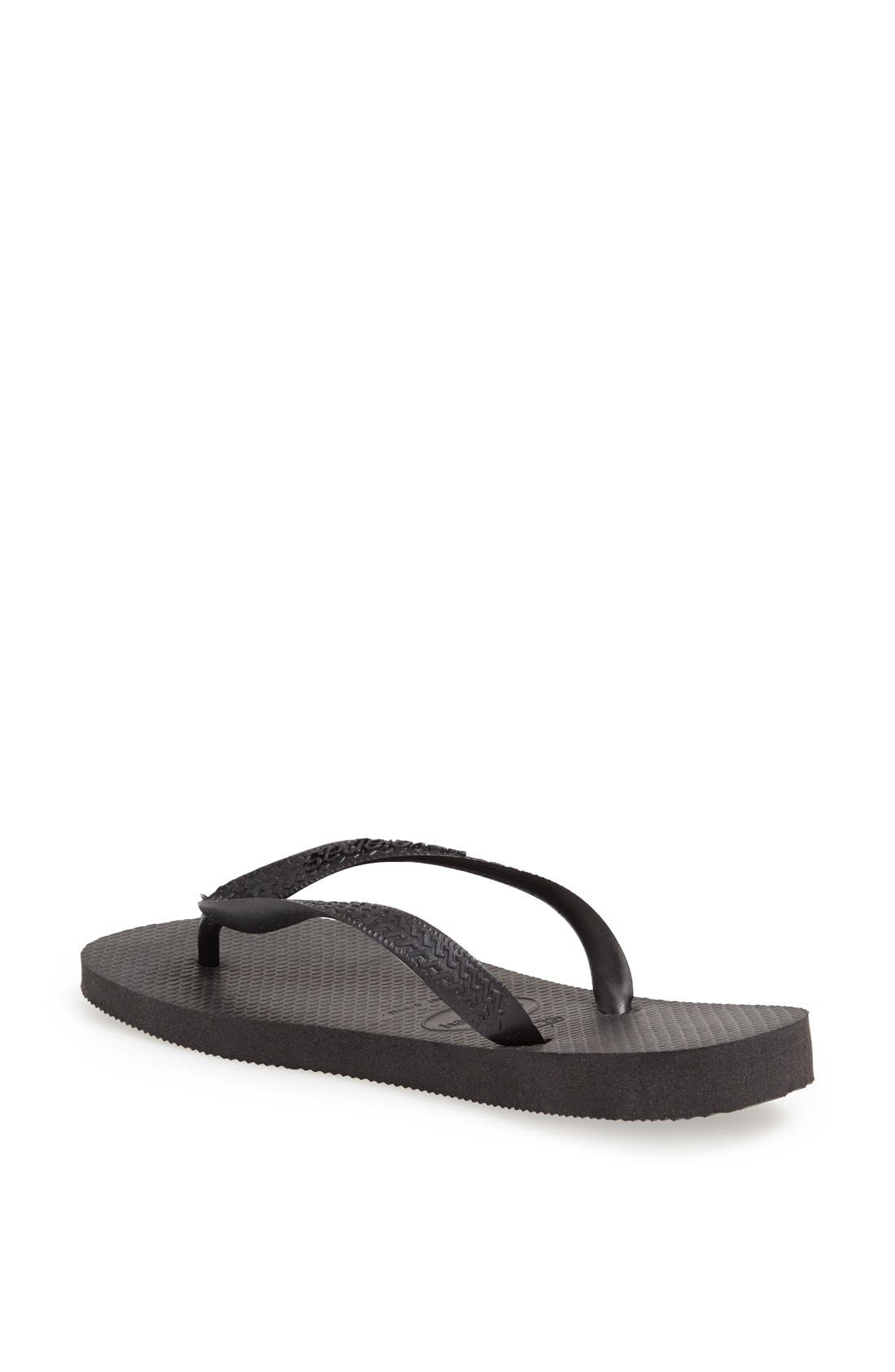 Havaianas 'Top' Sandal, Alternate, color, Black