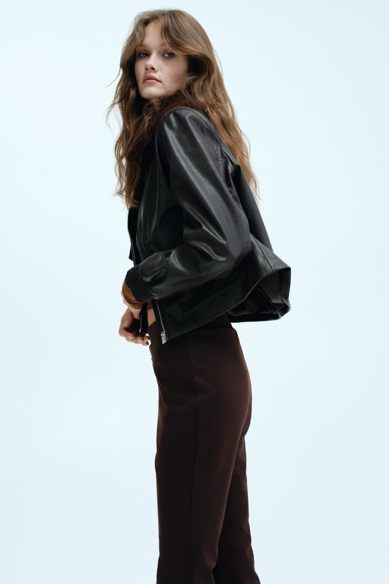 Flared Trousers, Alternate, color, Dark brown