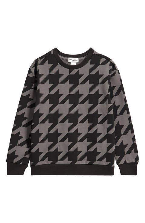 Kids' Houndstooth Sweatshirt