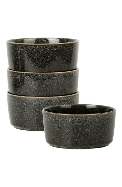 Stone Lain Eden Stoneware 4-piece Bowl Set In Gray