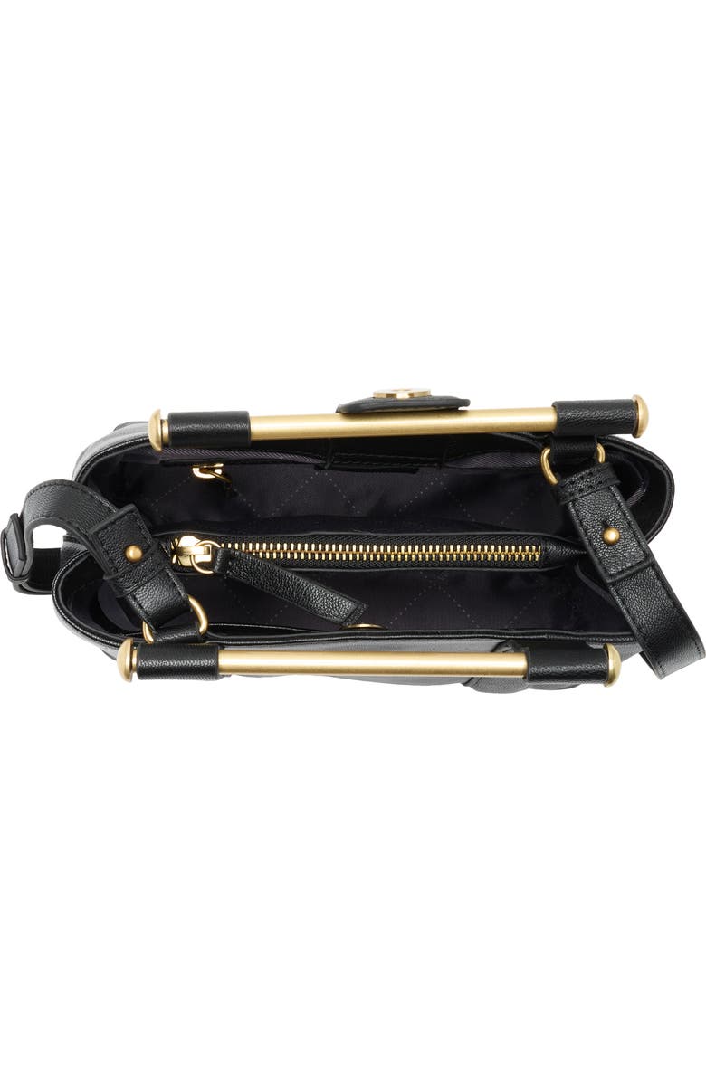 Vince Camuto Jayda Leather Top Handle Bag, Alternate, color, Black