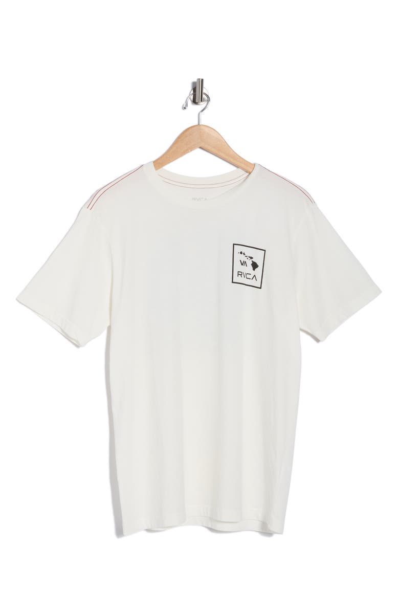 RVCA Island Cotton Graphic T-Shirt, Main, color, Antique White