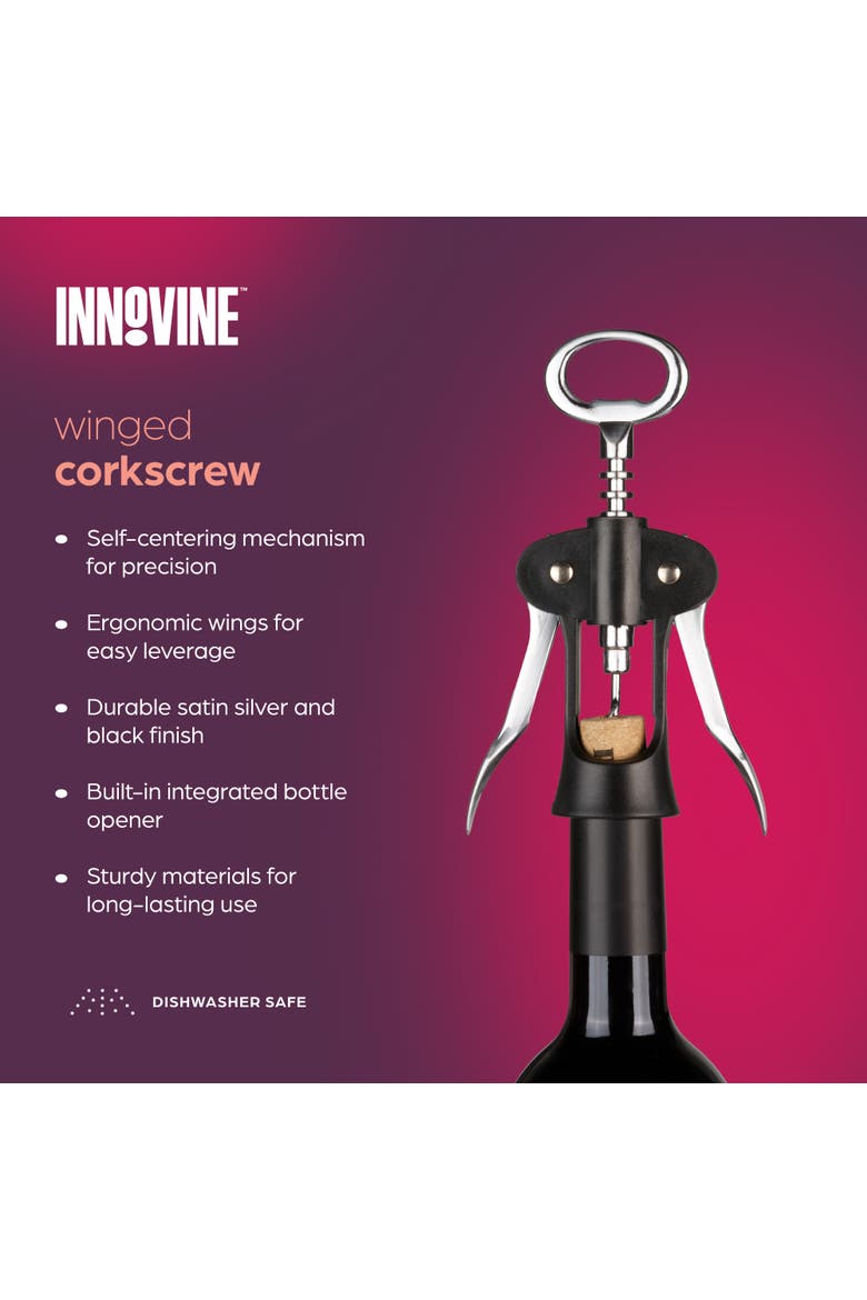 Winged Corkscrew, Alternate, color, Silver