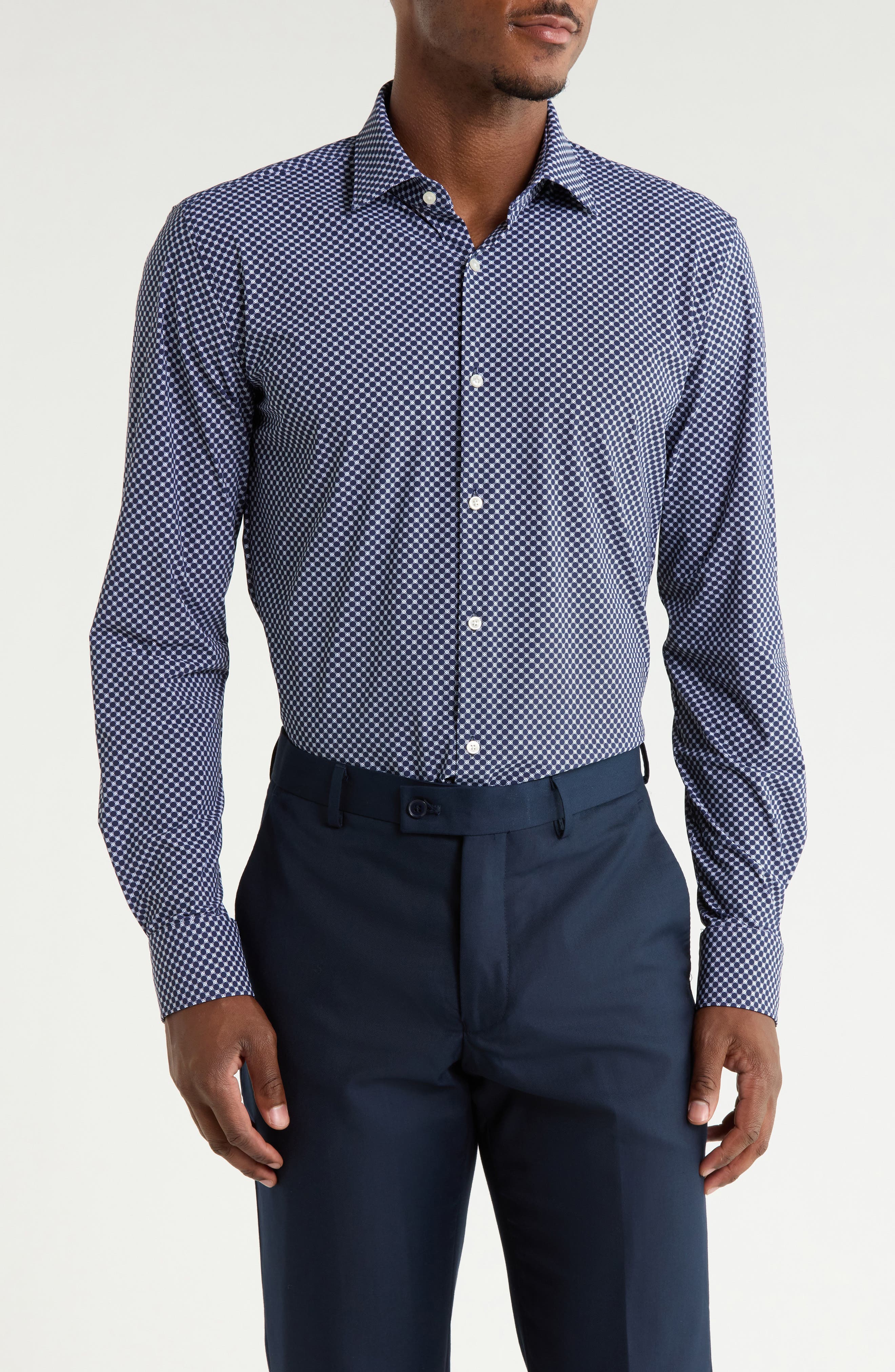 Kenno Trim Fit Performance Dress Shirt
