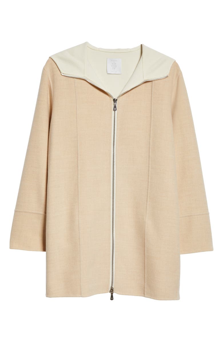 Eleventy Hooded Wool Jacket, Alternate, color, 