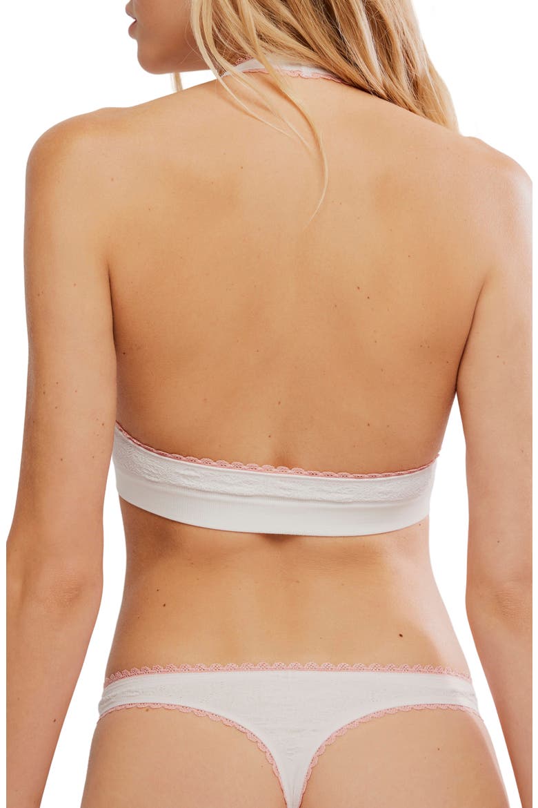 Intimately FP Sweat Point Seamless Thong, Alternate, color, WHITE ALYSSUM COMBO
