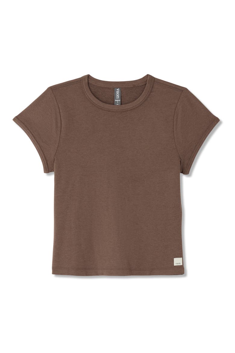 Halo Baby Tee, Alternate, color, CHOCOLATE MILK HEATHER