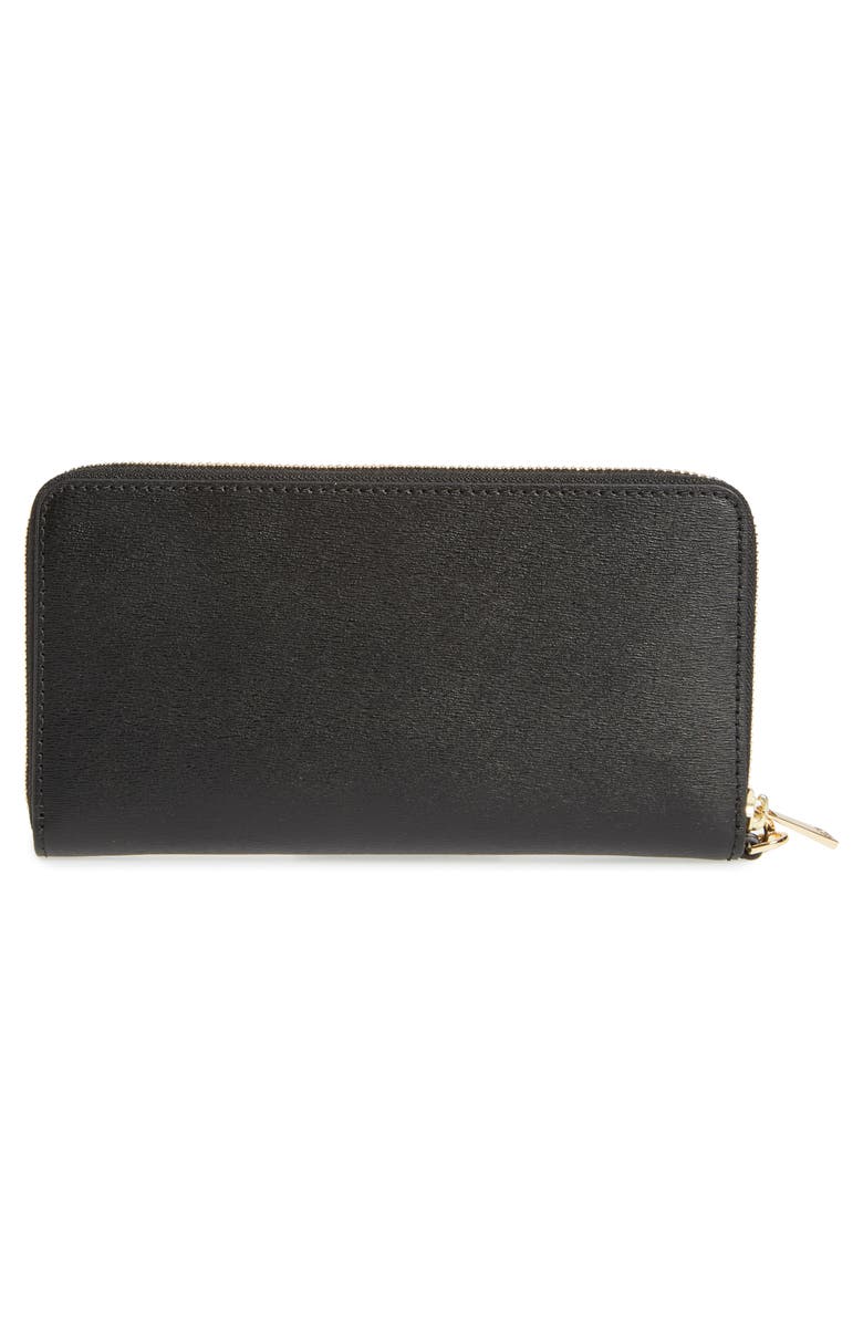 Tory Burch Parker Leather Continental Wallet, Alternate, color, 