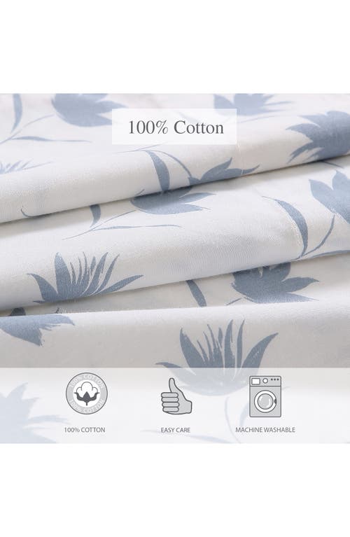 Stone Cottage Floral Breeze 200 Thread Count Cotton Percale Sheet Set In White
