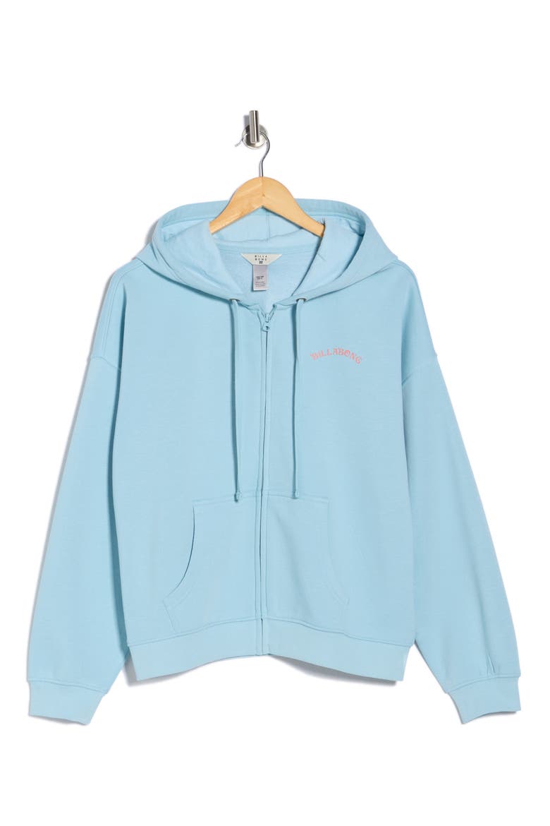 Souvenir Zip Hoodie, Alternate, color, SKY BLUE