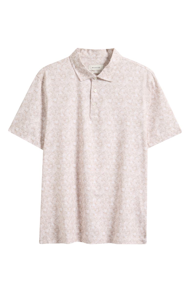 Bugatchi Victor OoohCotton<sup>®</sup> Floral Polo, Alternate, color, Sand