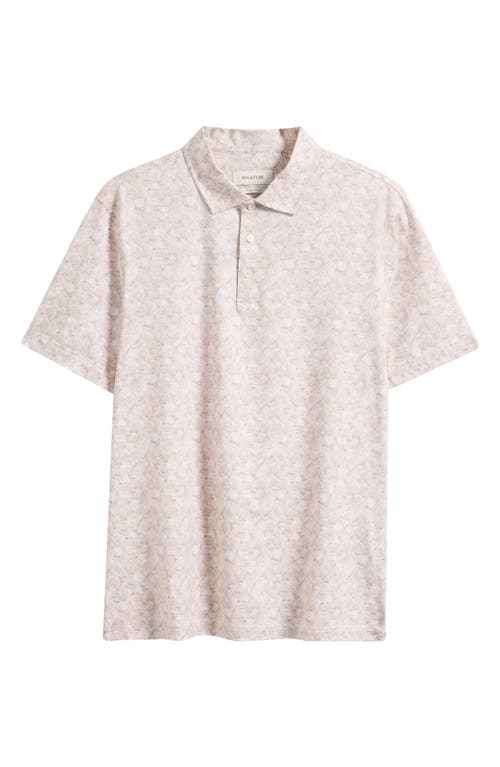 Bugatchi Short Sleeve Polo In Gray