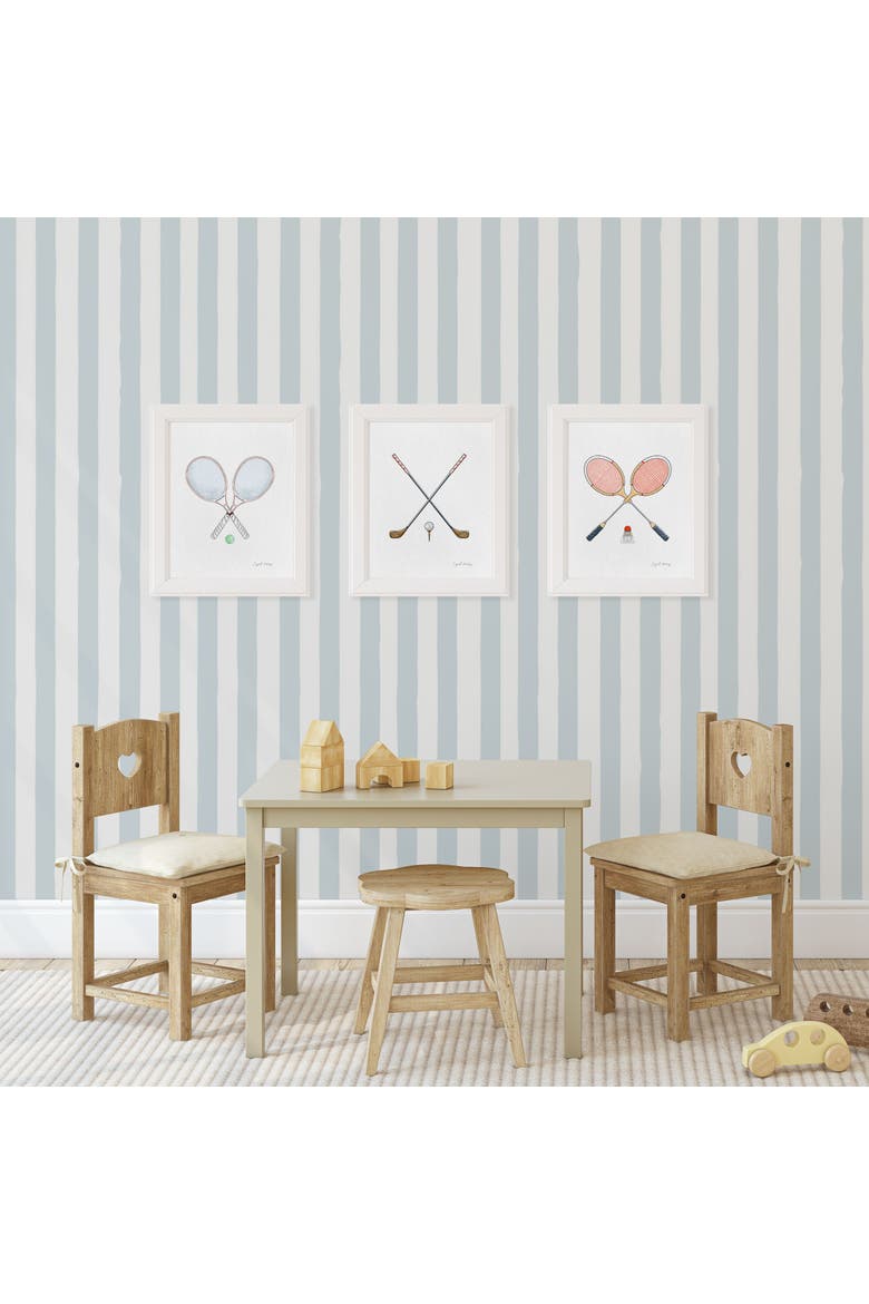 Badminton Framed Museum Quality 8" x 10" Art Print, Alternate, color, Multicolored