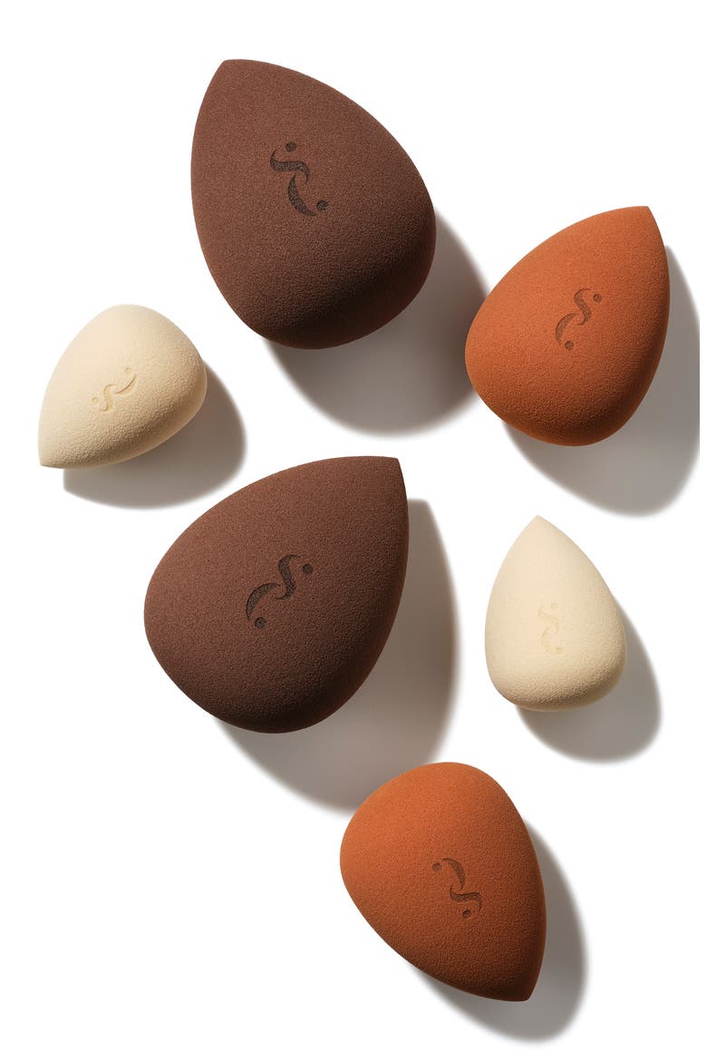 Pantherine Pro 6-Piece Blending Sponge Set, Alternate, color, BEIGE