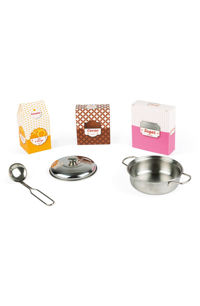 Janod Candy Chic Big Cooker 6-Piece Play Kitchen Set, Alternate, color,