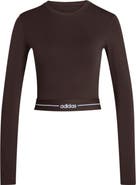 adidas Originals Long Sleeve Crop Top