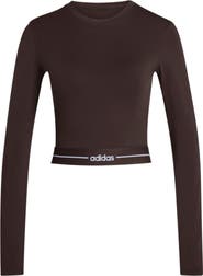adidas Originals Long Sleeve Crop Top