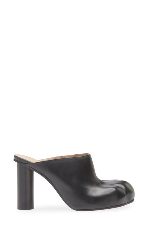 Jw Anderson J.w. Anderson Heeled Paw Leather Mules In Black
