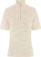 ALIGNE Stevie Half Zip Linen & Organic Cotton Sweater