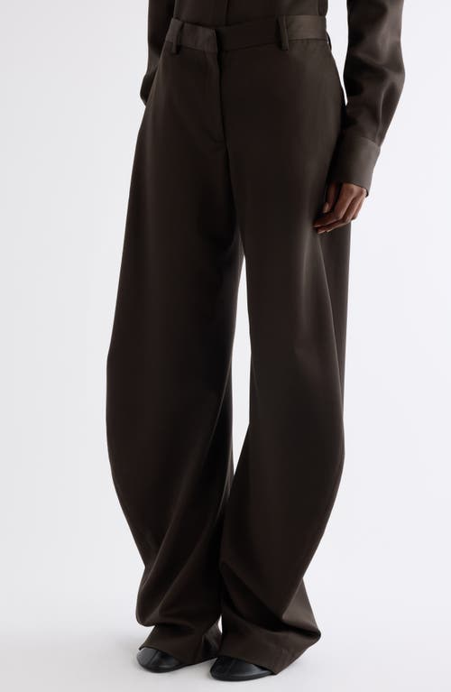 Acne Studios Casual Pants With Belt Loops In Brown