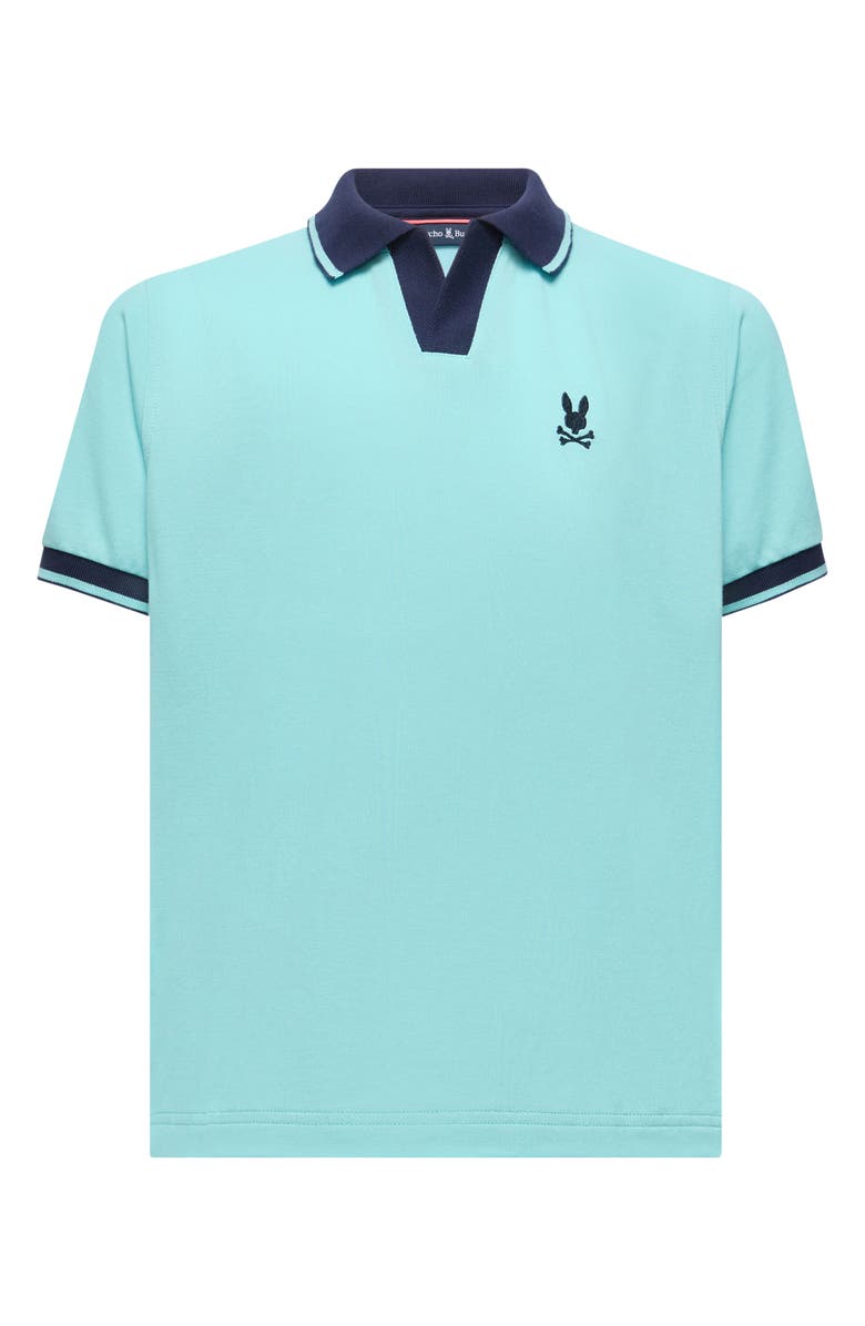 Psycho Bunny Kids' Christiano Johnny Collar Polo, Main, color, Antigua Sand