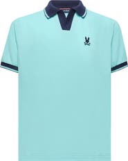 Psycho Bunny Kids' Christiano Johnny Collar Polo