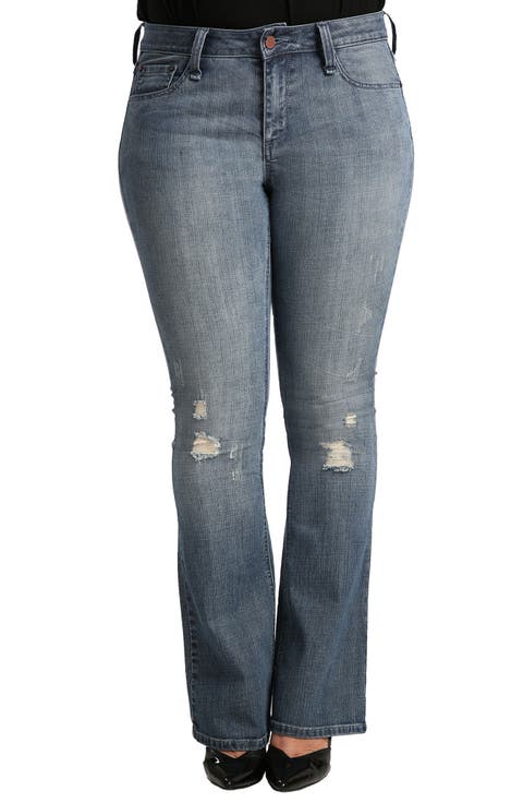 Clarice Uptown Mid Rise Bootcut Jeans (Plus Size)