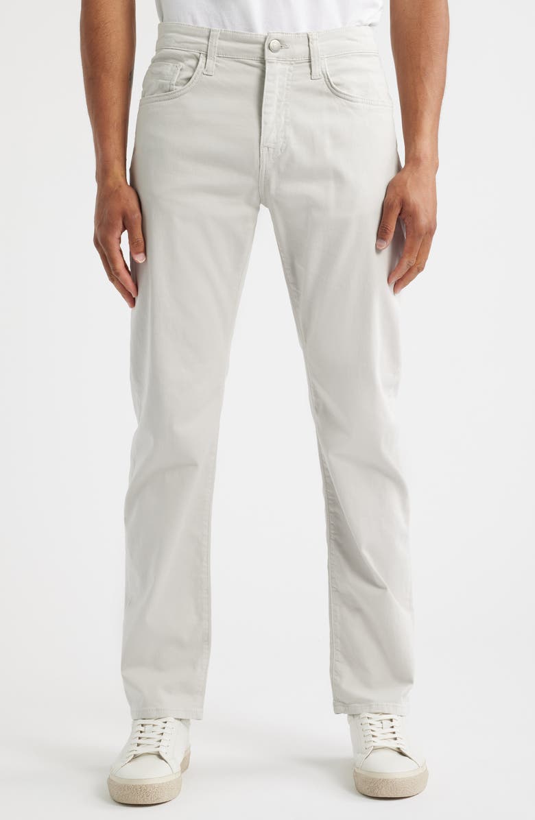 Mavi Jeans Zach Straight Leg Twill Pants, Main, color, Oyster Mushroom Casual Twill