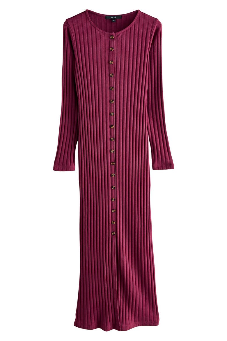 Long Sleeve Knit Dress, Alternate, color, RED