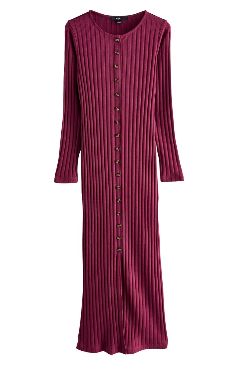 NEXT Long Sleeve Knit Dress, Alternate, color, Red