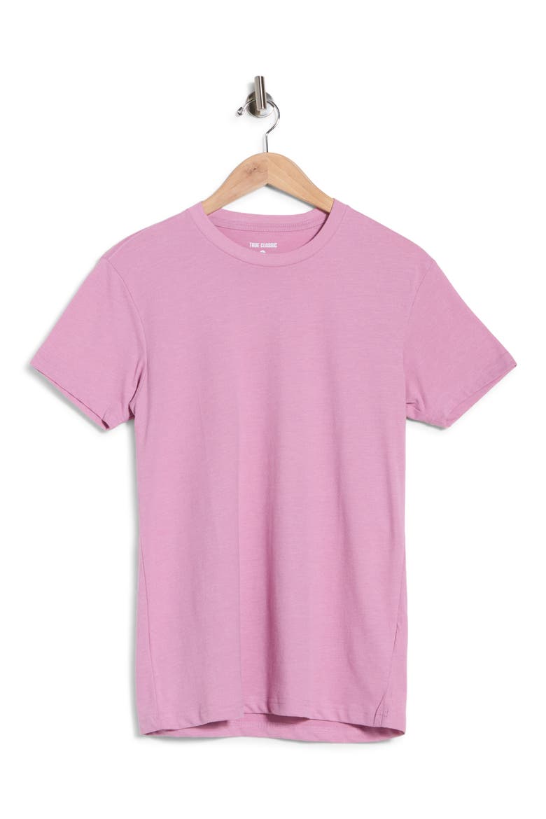 Classic Crewneck T-Shirt, Alternate, color, HEATHER MAUVE