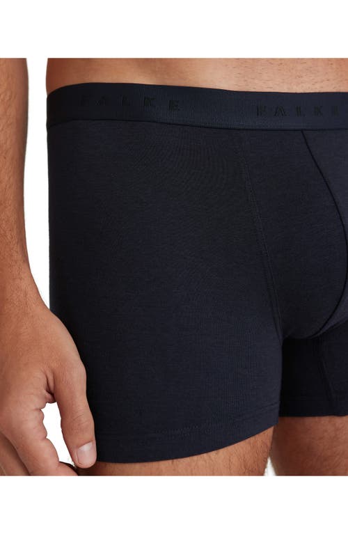 Shop Falke Climate Control Outlast Boxer Briefs In Midnight