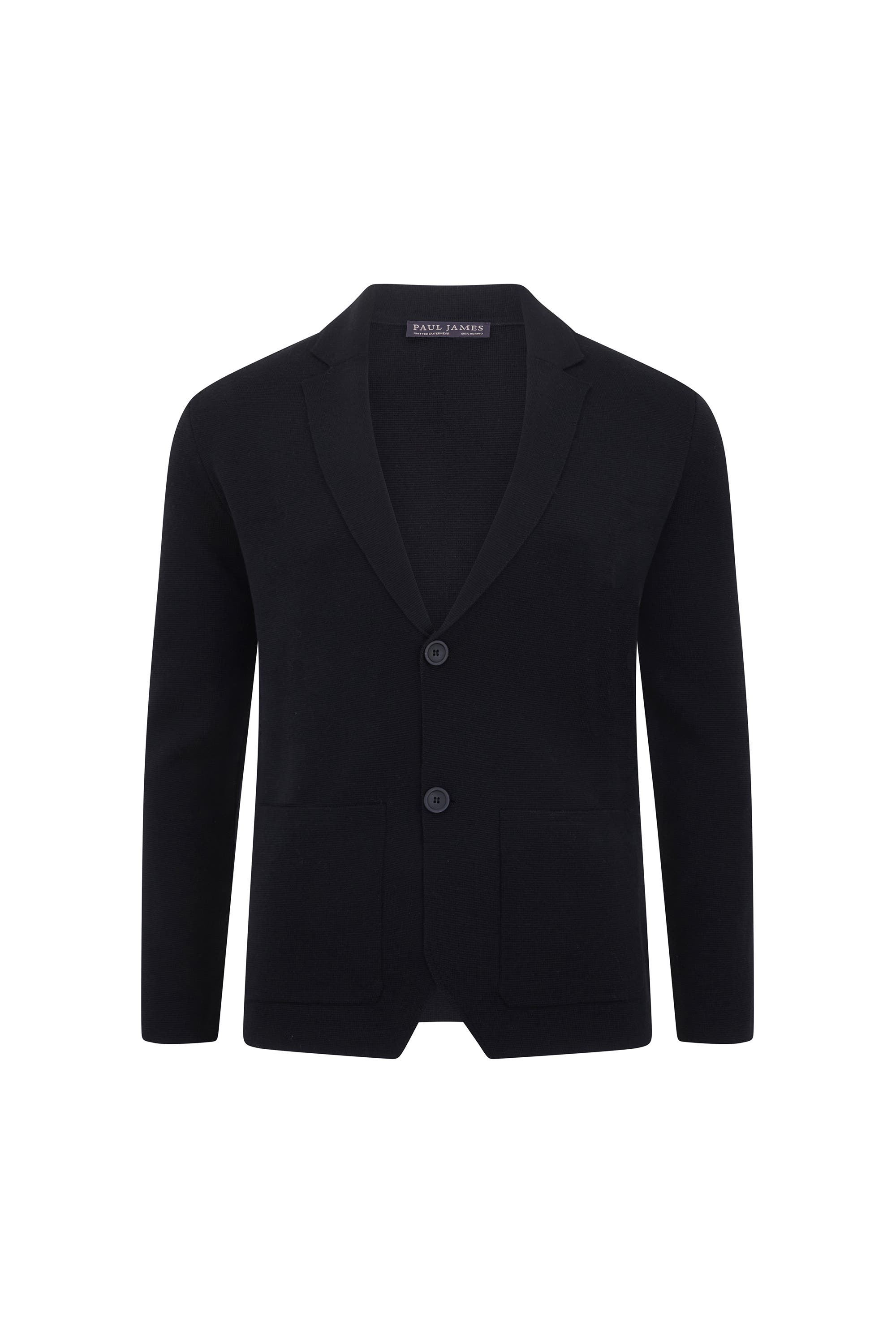 Paul James Lightweight Merino Wool Knitted Blazer (Men) | Nordstrom