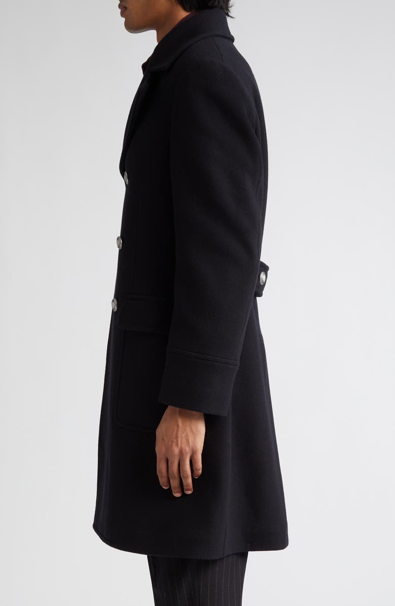 Brunello Cucinelli Double Breasted Wool & Cashmere Topcoat, Alternate, color,