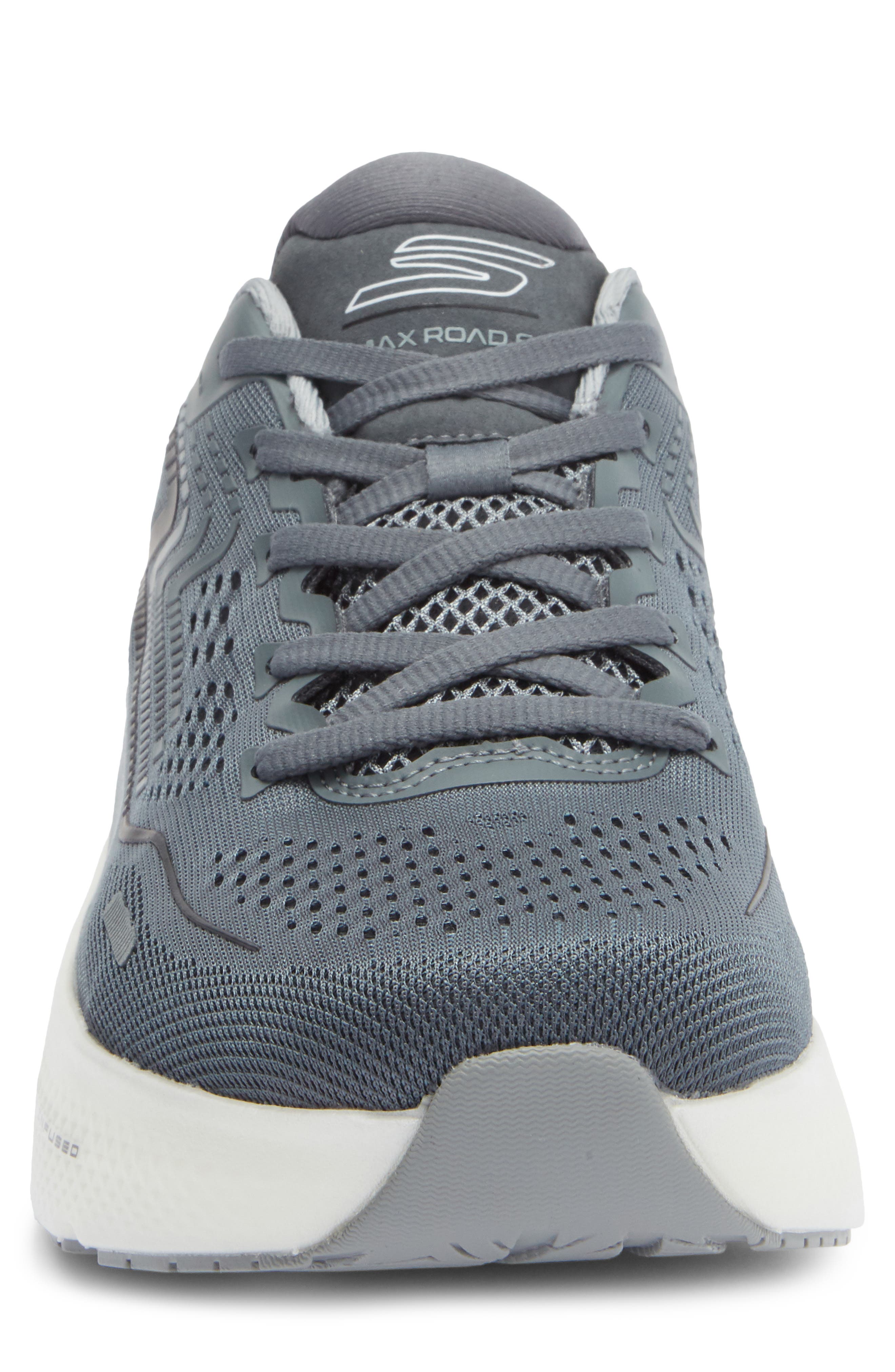 GO RUN Max Road 6 Running Shoe, Alternate, color, CHARCOAL