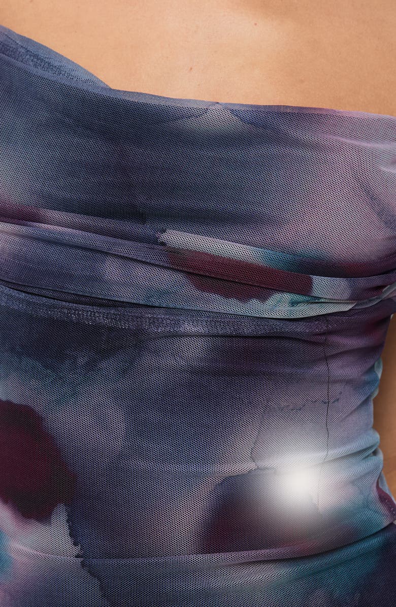 Princess Polly Sugar Print Mesh Minidress, Alternate, color,