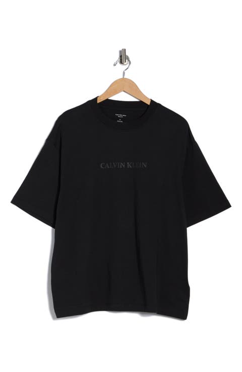 Relaxed Fit Serif Graphic T-Shirt