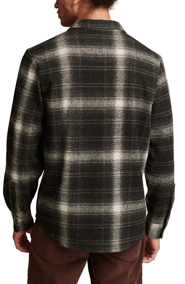 Lucky Brand Brushed Jersey Button-Up Shirt, Alternate, color, 