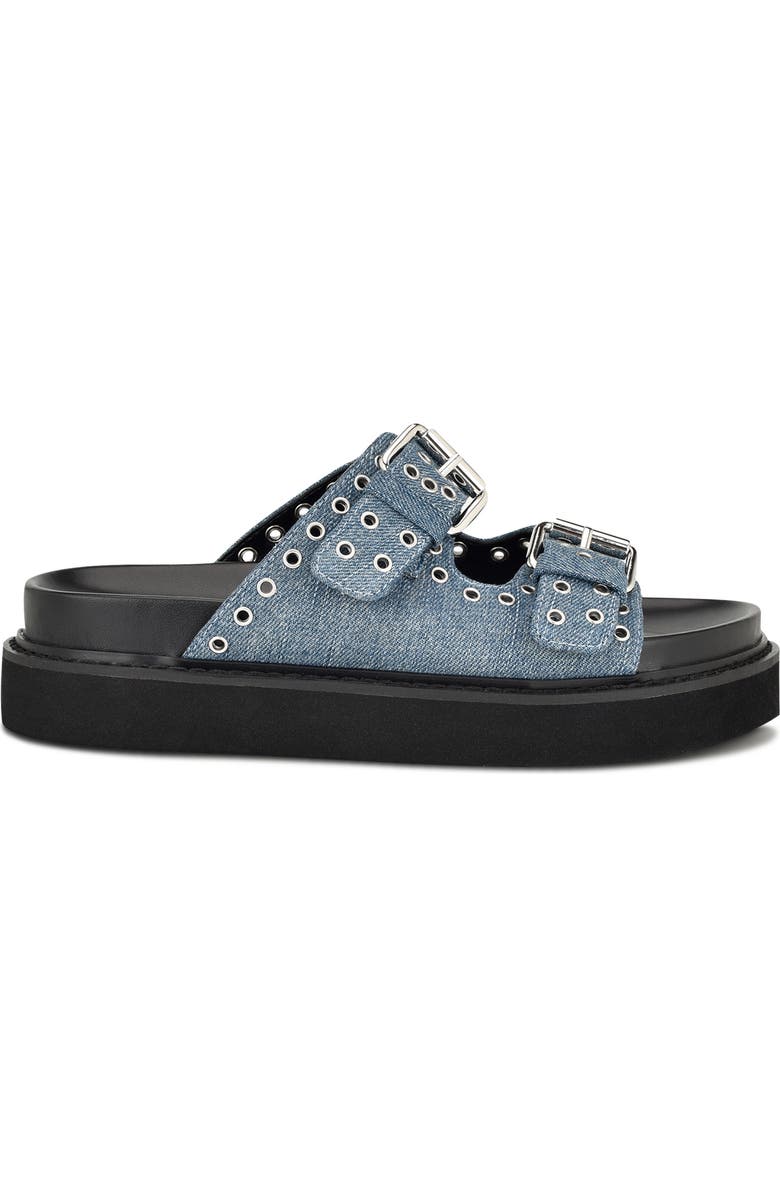 Nine West Eleny Platform Slide Sandal, Alternate, color,