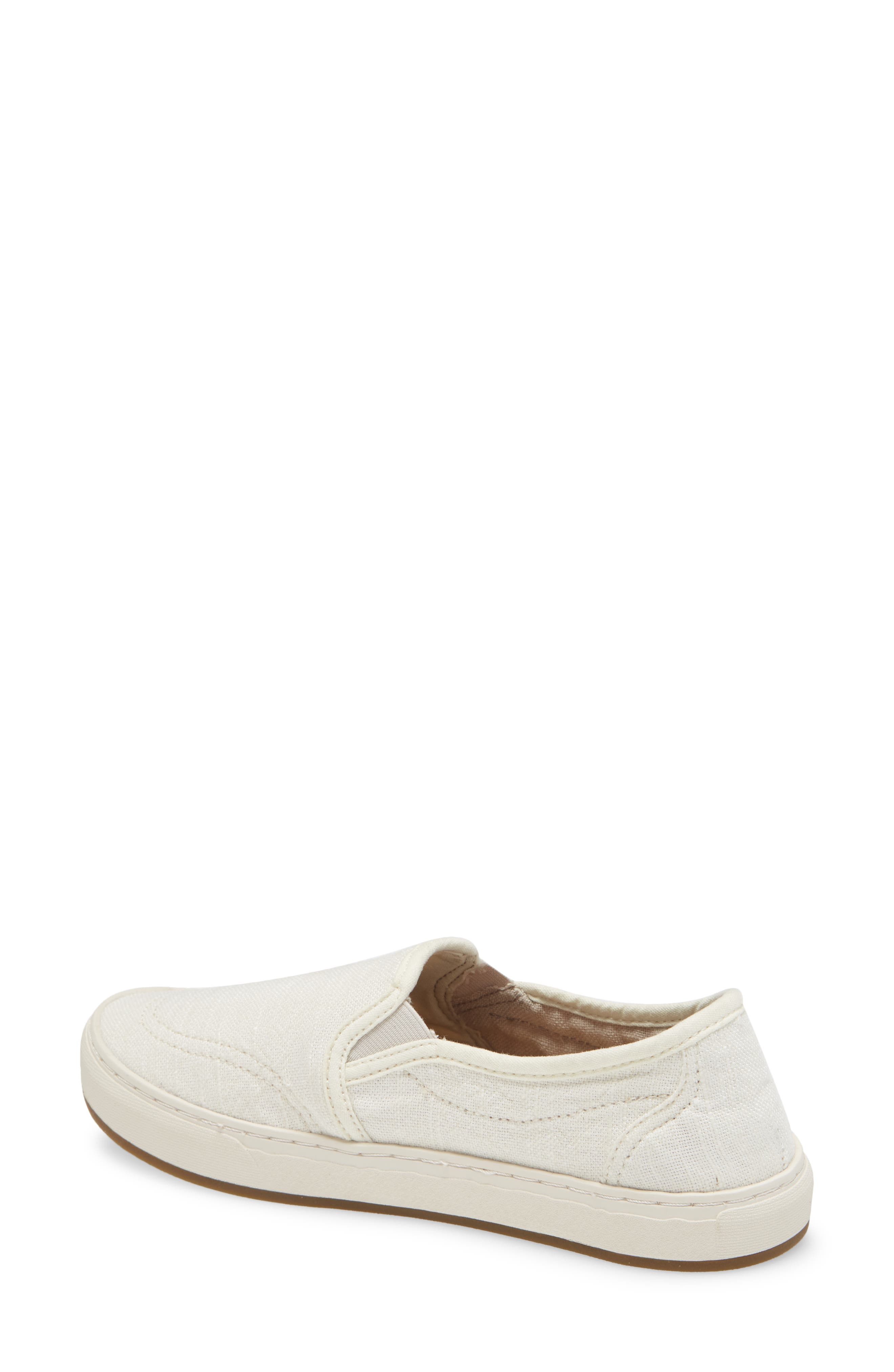 Sanuk Avery Hemp Slip-On Sneaker, Alternate, color, Washed White