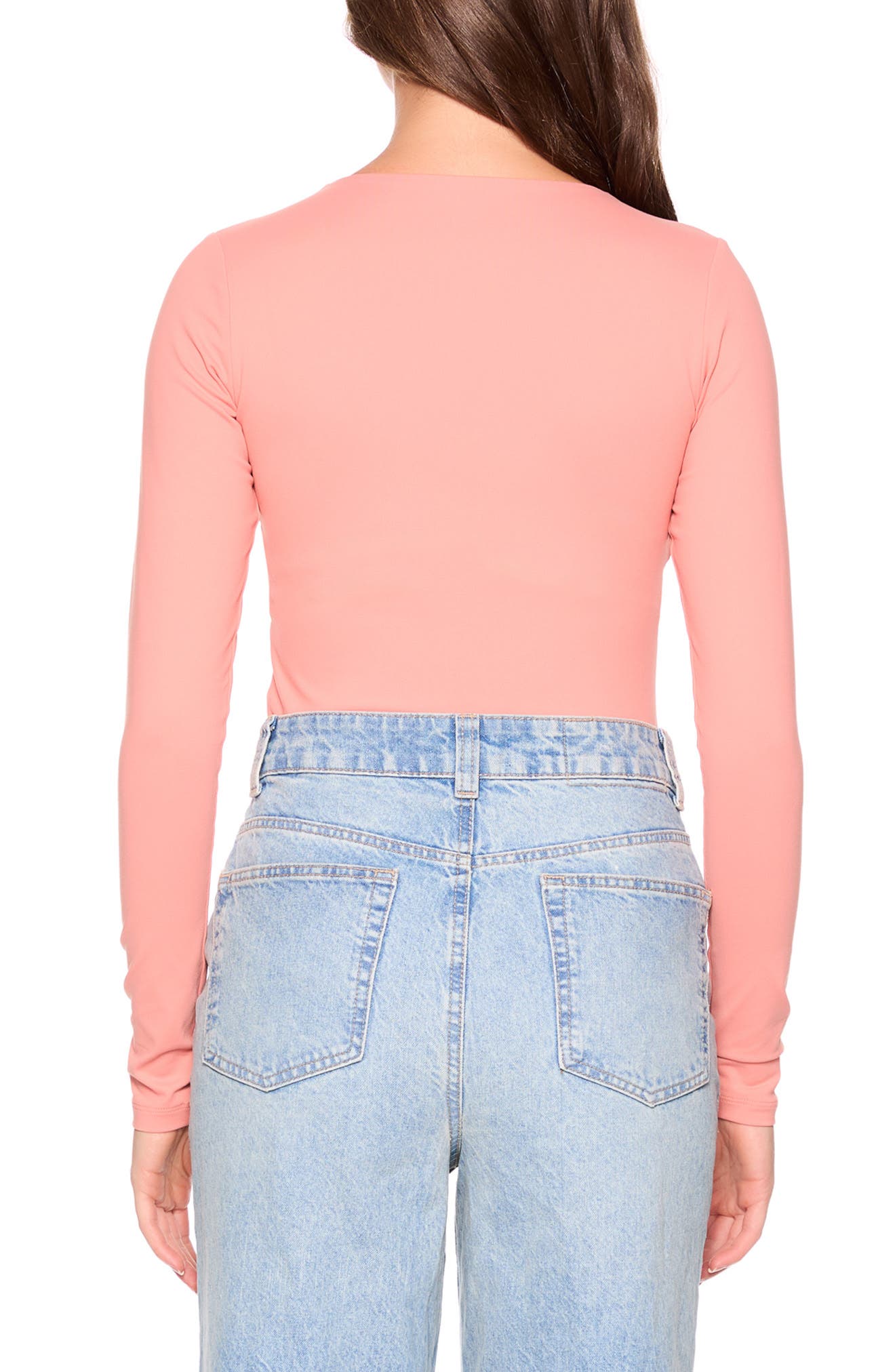 Long Sleeve V-Neck Top - image 4
