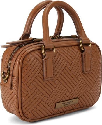 Extra Small Kensington Quilted Leather Duffle Bag